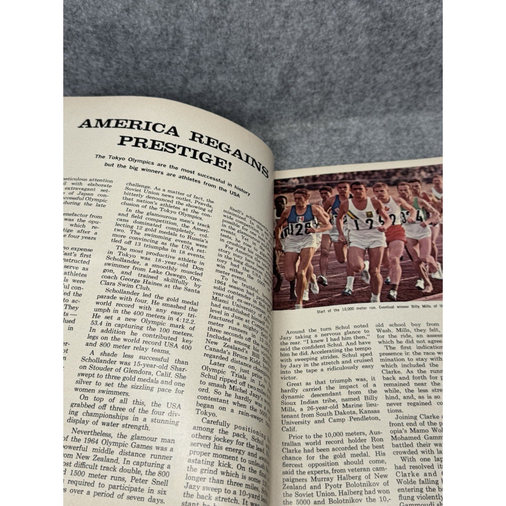 Sports Review March 1965 Bill Russell Dean Chance Olympics Ali Vintage Magazine