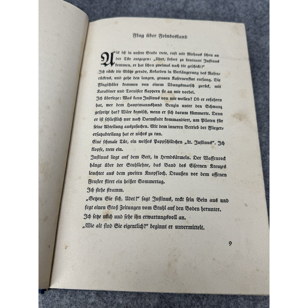 Ernst Udet Signed Mein Fliegerleben c1935-1936 WWI German Flying Ace Illustrated