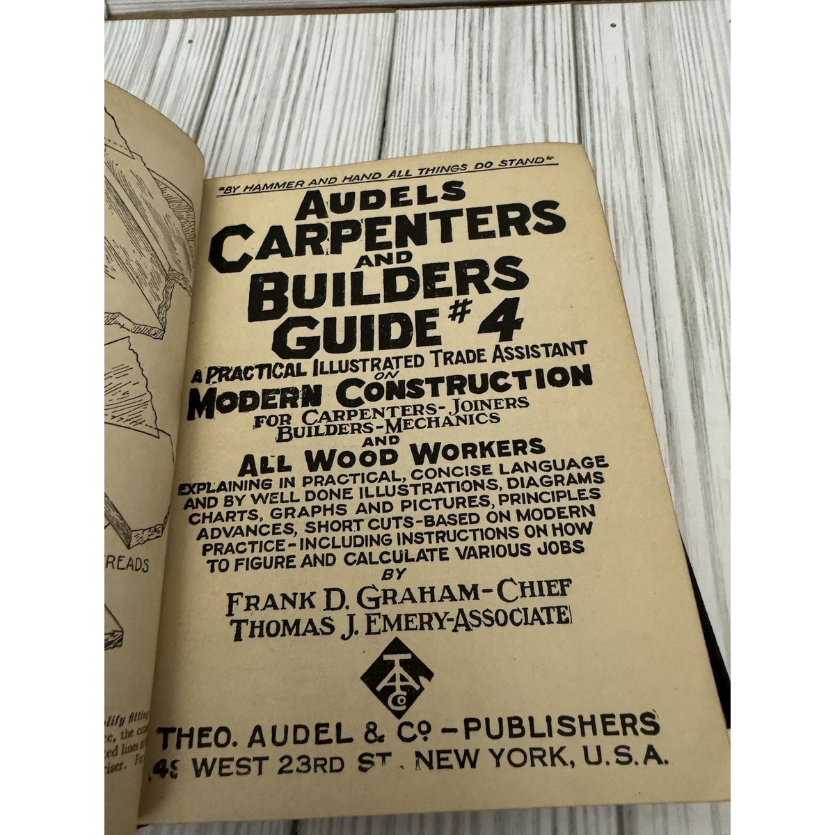 Audels Carpenters & Builders Guide #4 1949 HC Illustrated