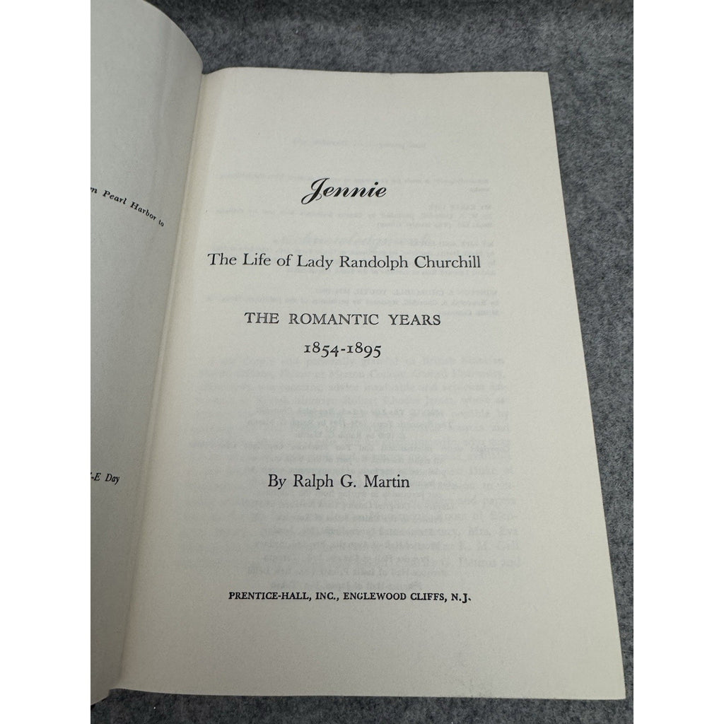 1969 Jennie Life of Lady Randolph Churchill Ralph G Martin HC