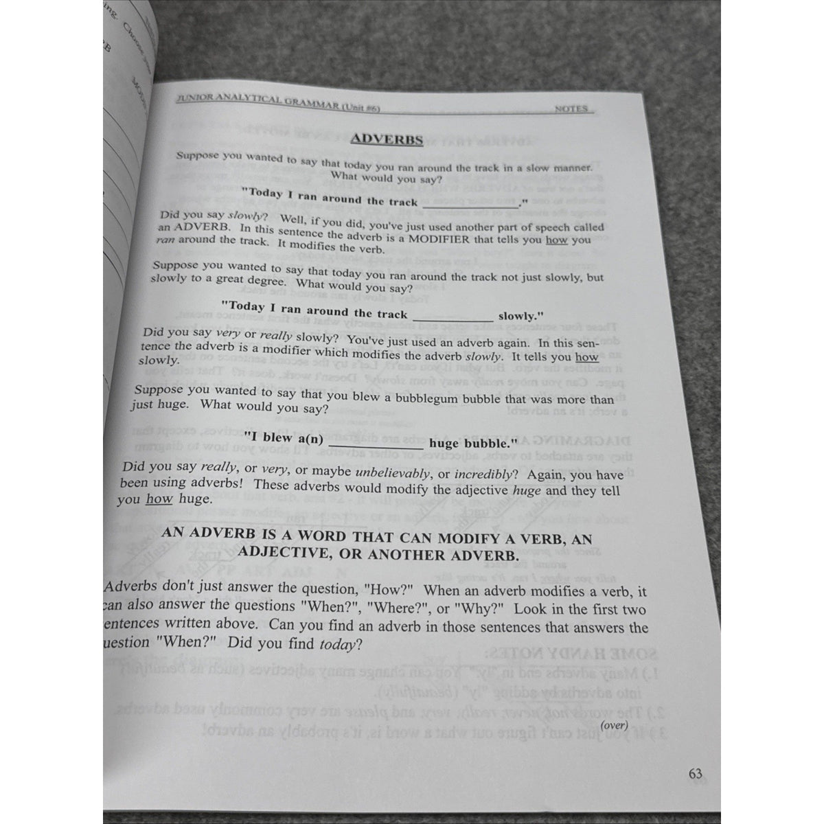 Junior Analytical Grammar Teacher Book by R. Robin Finley (1996, Trade...