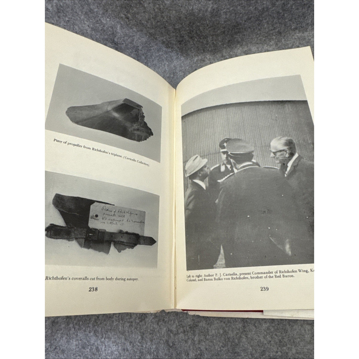 Who Killed The Red Baron Carisella, Ryan Hardcover Dust Jacket 1st Edition 1969