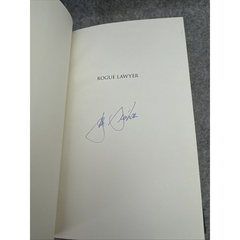 John Grisham Rogue Lawyer Signed First Edition Hardcover Thriller