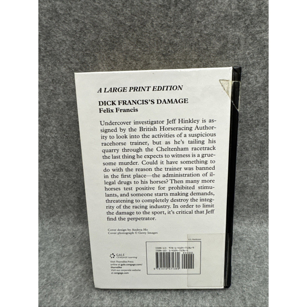 Dick Francis's Damage by Felix Francis (2014, Hardcover)