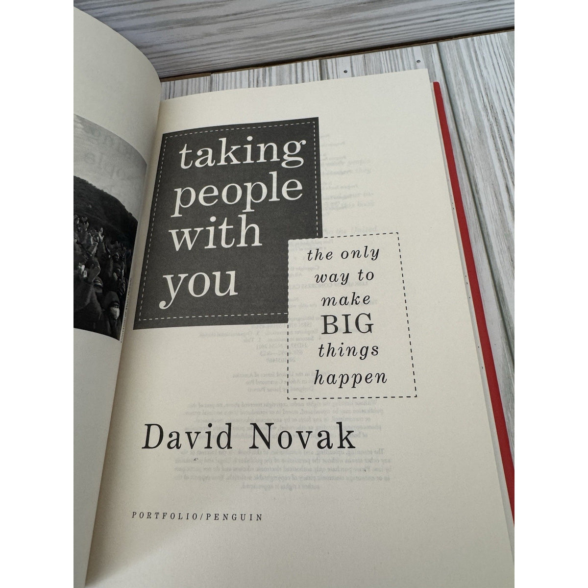 Signed Taking People With You David Novak HC First Edition