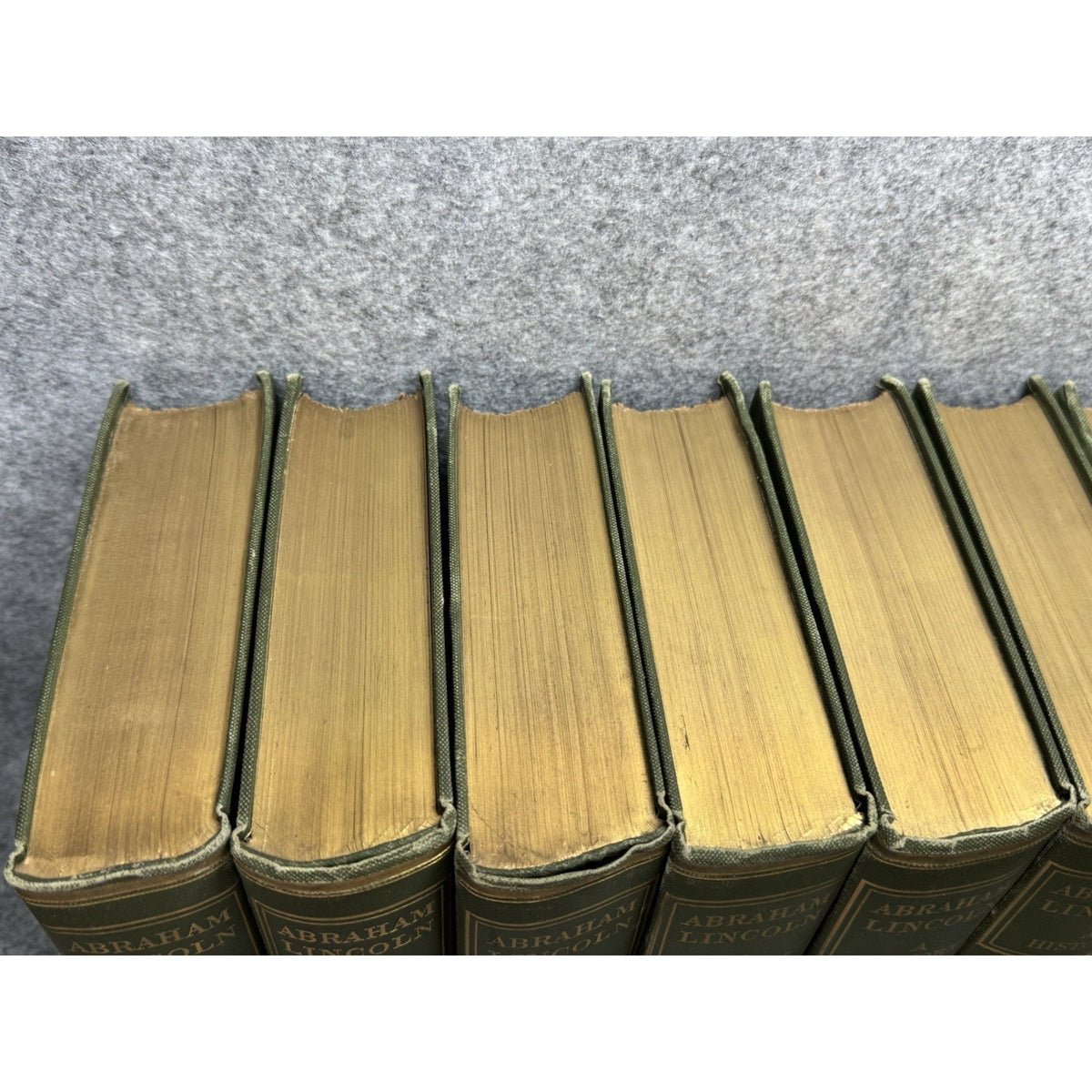 Abraham Lincoln A History 1890 Nicolay Hay First Edition 9 Vol Set 2-10 Rare