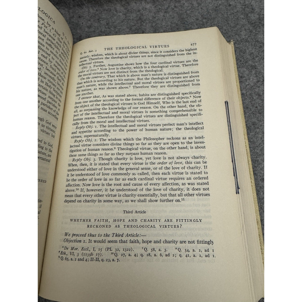 1945 Basic Writings of Saint Thomas Aquinas Vol 2 HC Random House