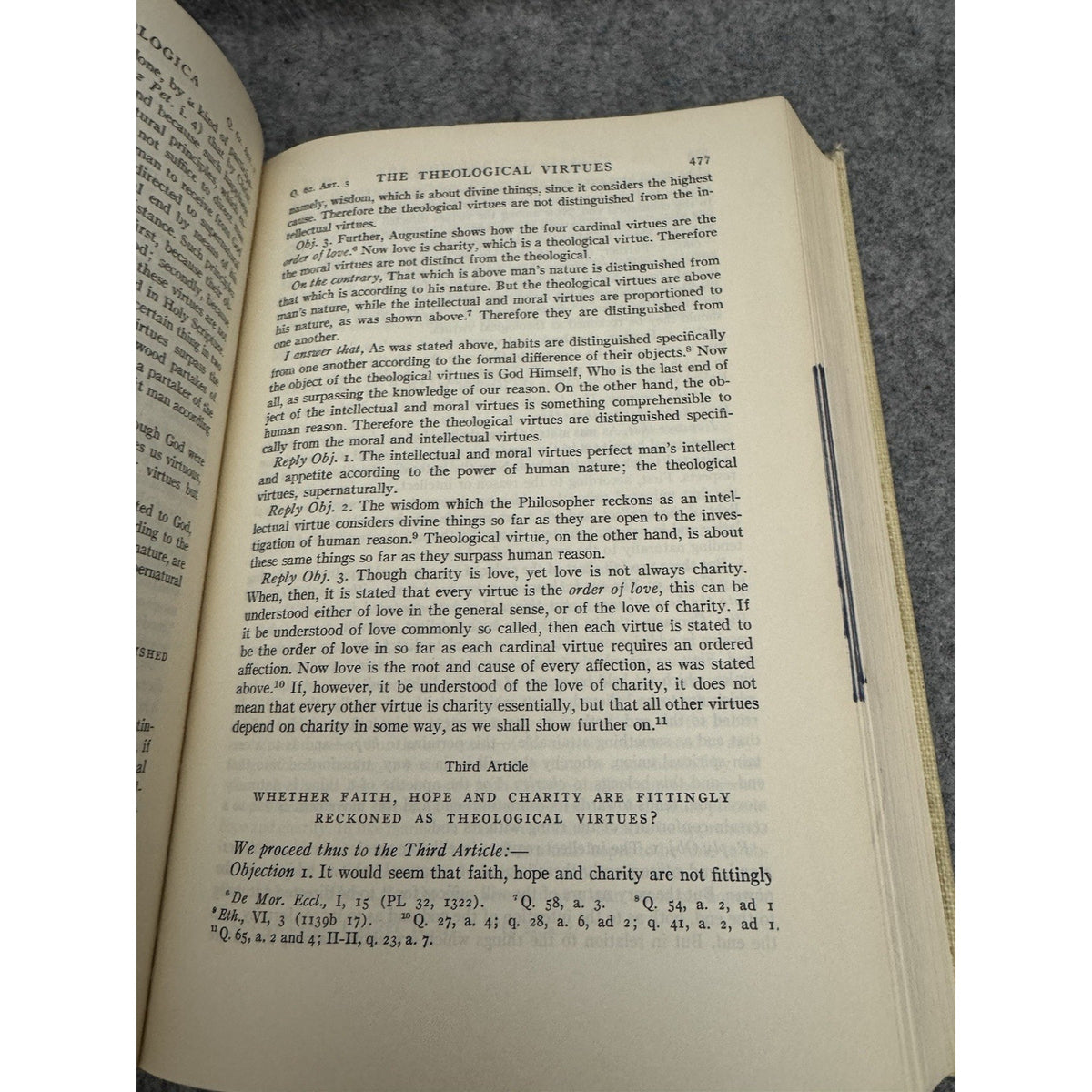 1945 Basic Writings of Saint Thomas Aquinas Vol 2 HC Random House