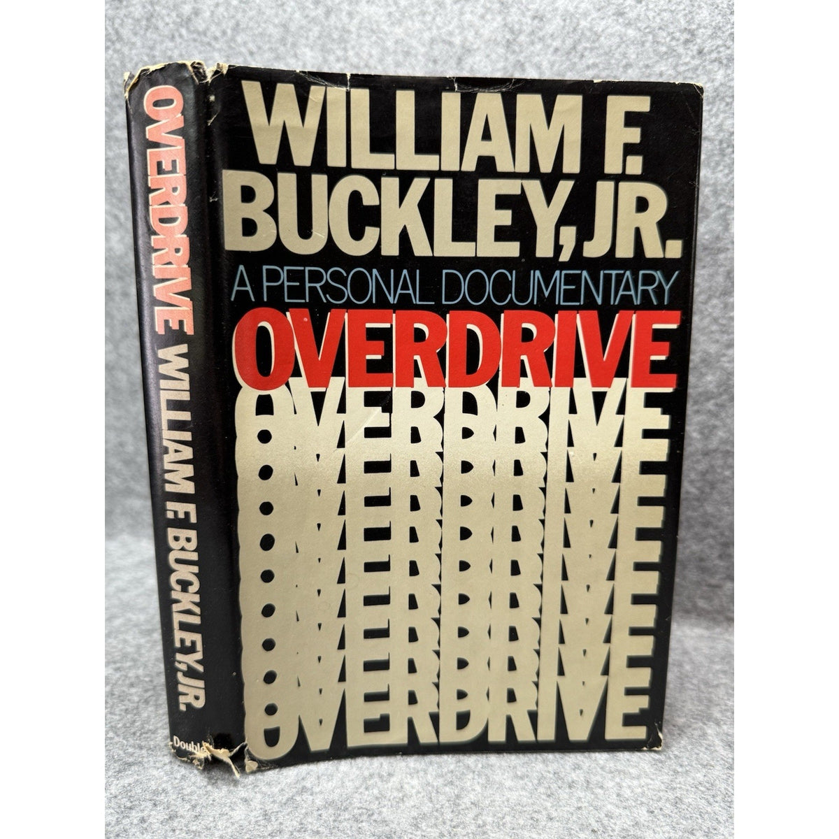 Overdrive William F Buckley Jr 1983 Book Club HC DJ Political Memoir Photos