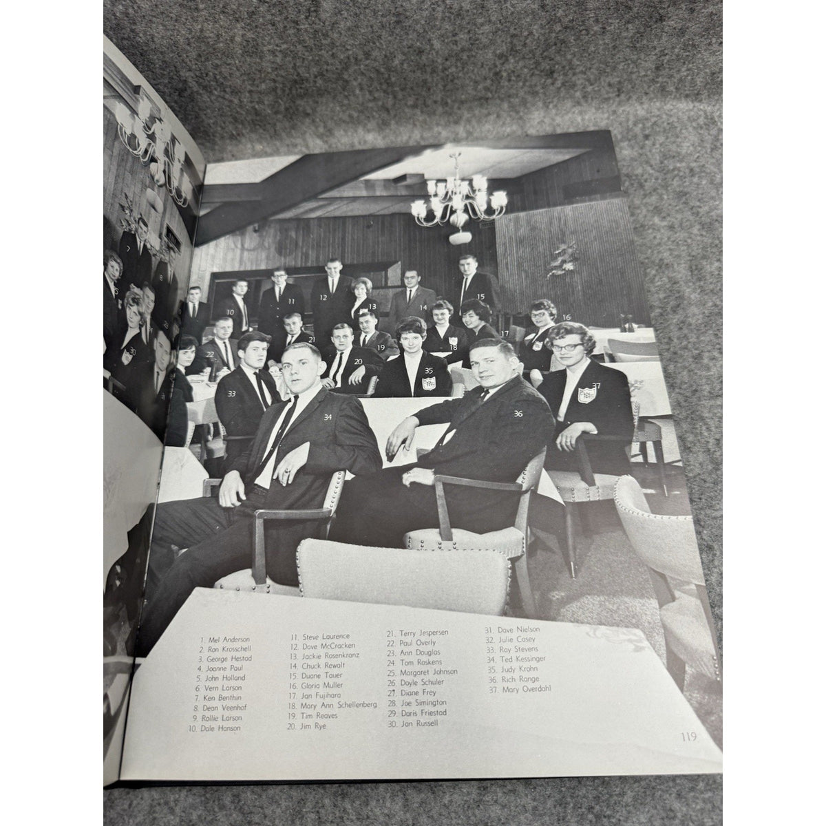 1963 Edda Augustana College Sioux Falls SD Yearbook Hardcover