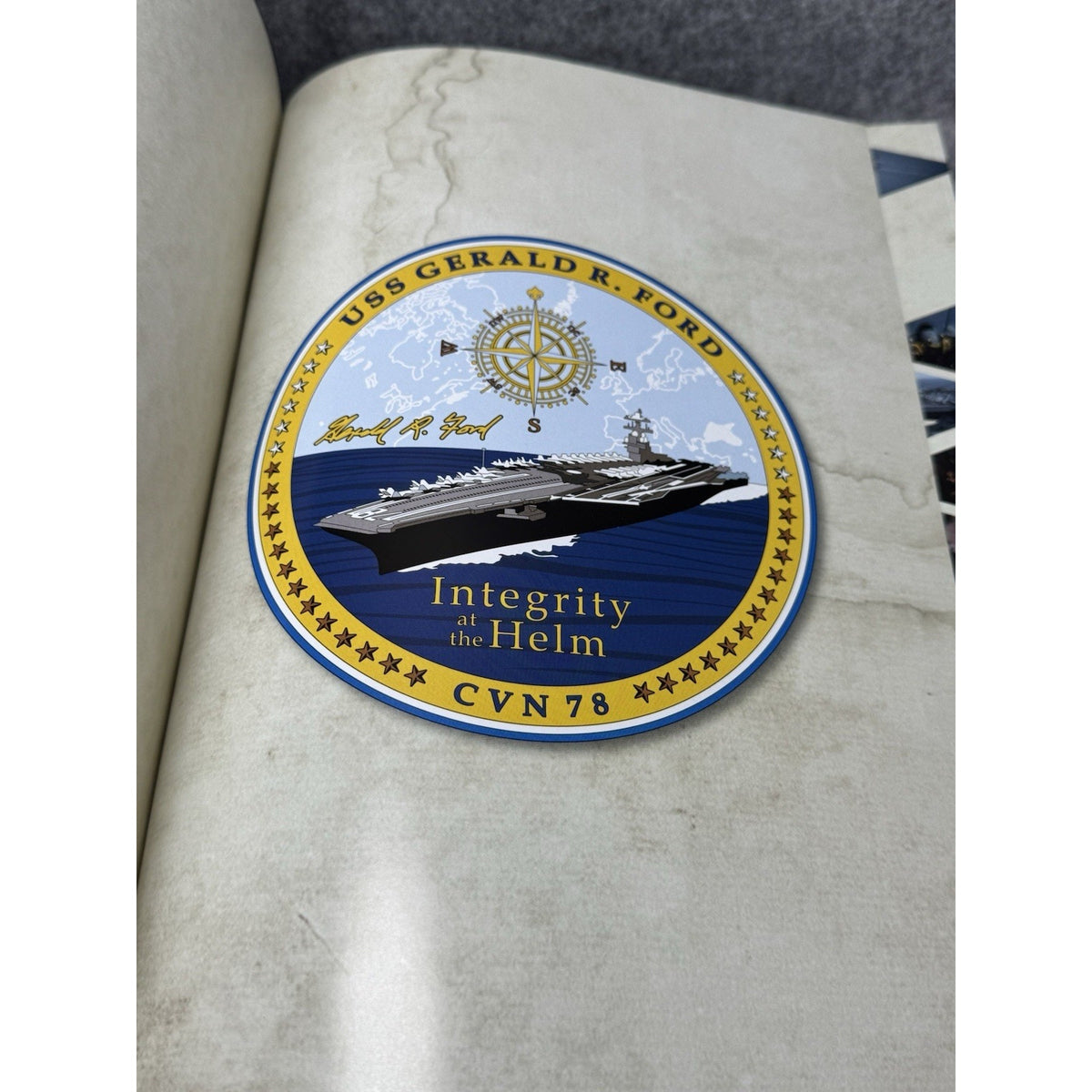 USS Gerald R. Ford CVN 78 2023–2024 Maiden Deployment Cruise Book Navy