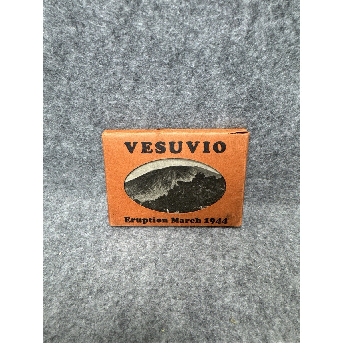 Vesuvius March 1944 Eruption 18 Vintage Souvenir Photos Italy Original Sleeve