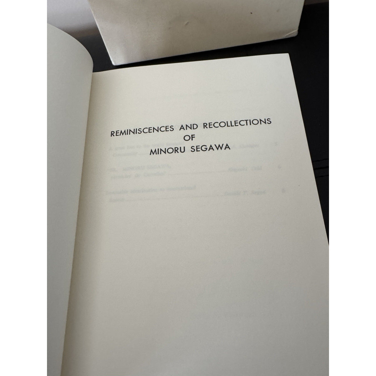 Nomura Minoru Segawa Memorial Book 1992 Kissinger Tribute Slipcase