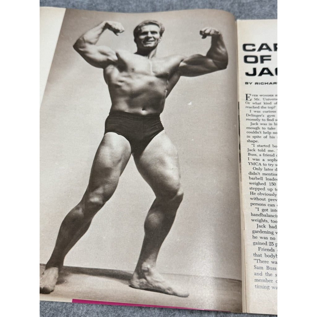 Muscular Development Feb 1966 Elmo Santiago Mr Universe Bodybuilding Magazine