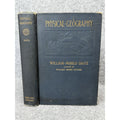 1899 Physical Geography William Morris Davis Illustrated Antique Hardcover