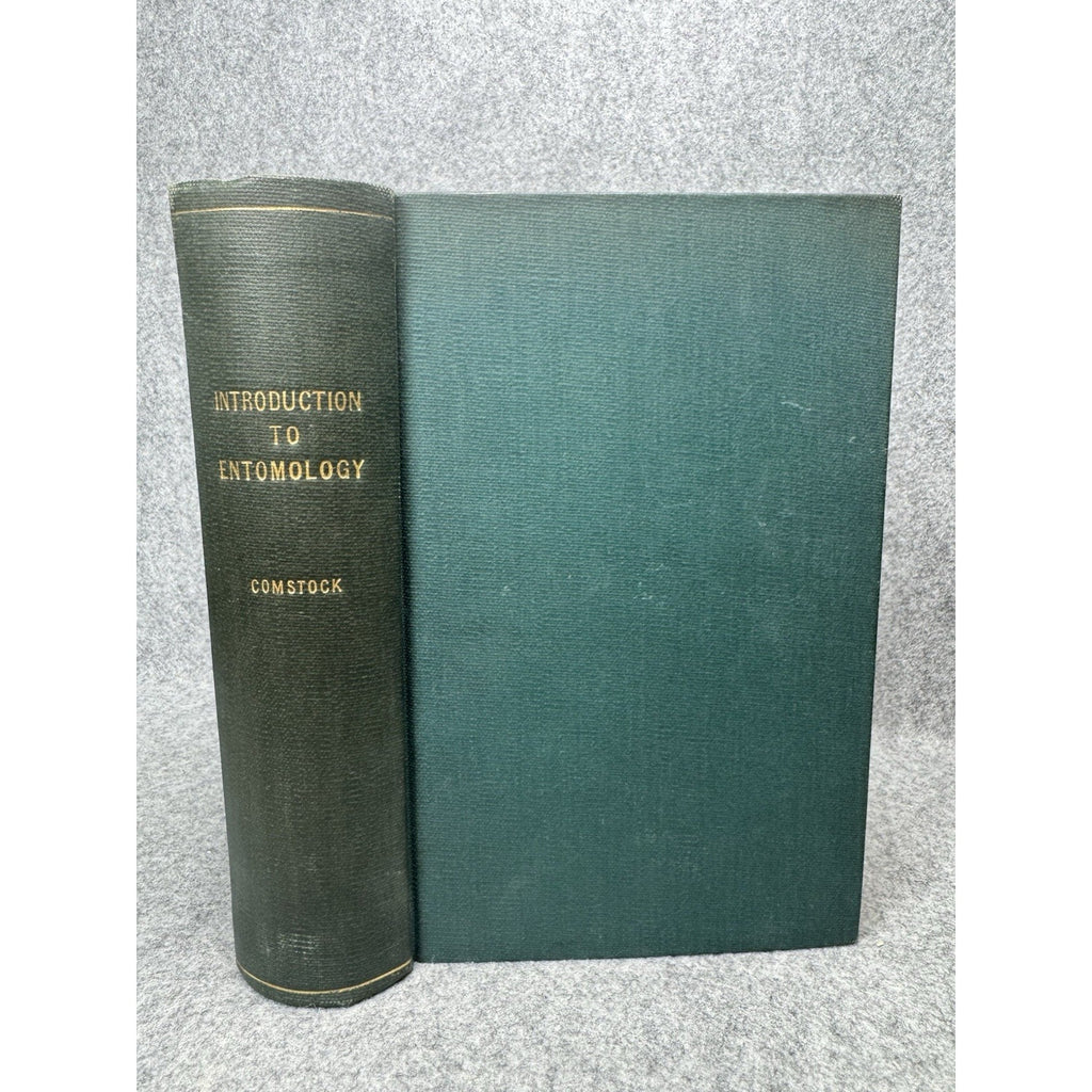 1924 Introduction to Entomology Comstock First Complete Edition Illustrated HC