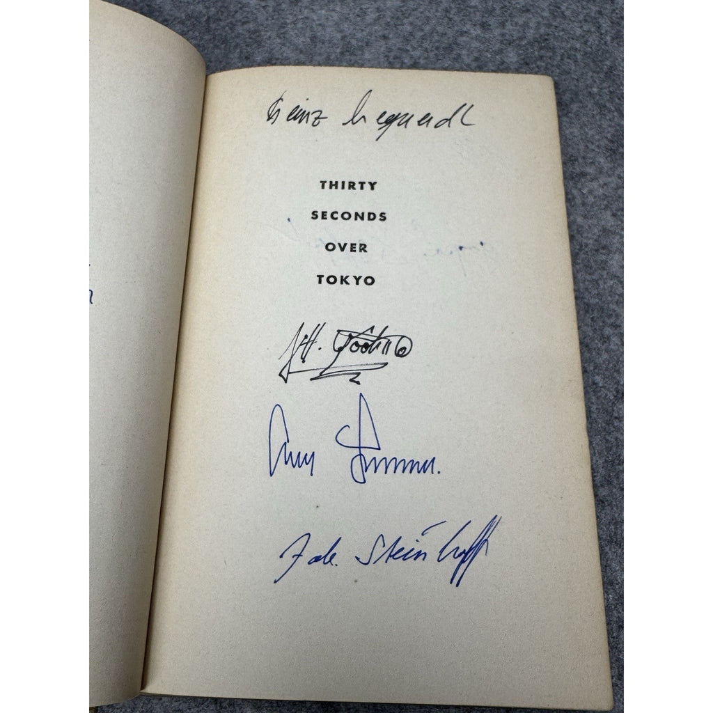 Thirty Seconds Over Tokyo WWII Signed Doolittle Pappy Boyington Saburo Sakai