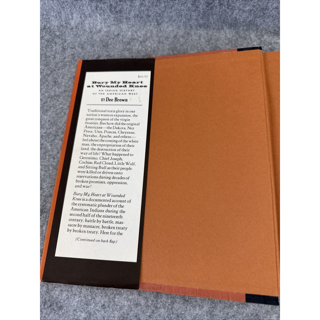 Bury My Heart At Wounded Knee Dee Brown 1971 Hard Cover W/ Dust Jacket 7th Print