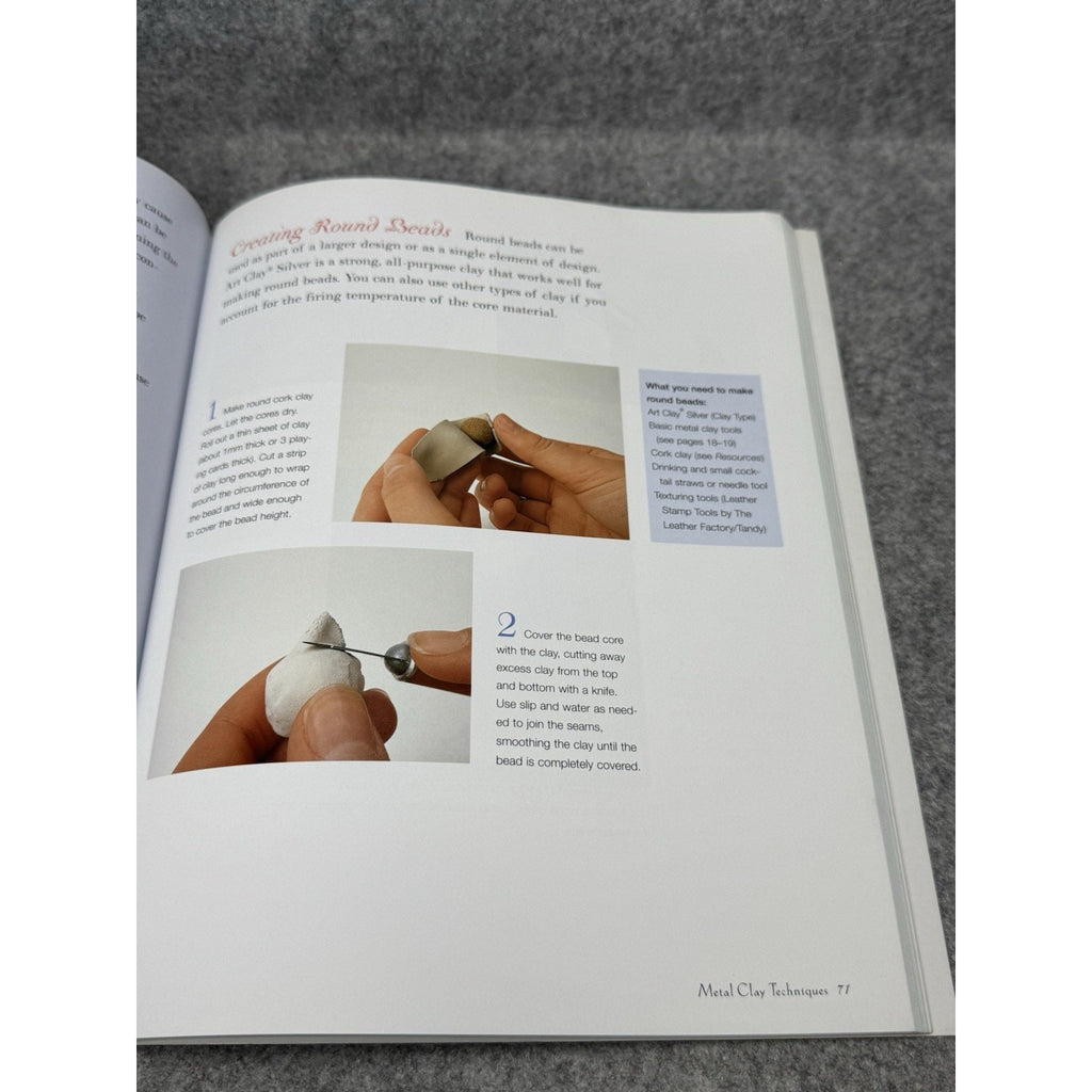 The Art of Metal Clay Sherri Haab 2003 Jewelry Making Book With DVD