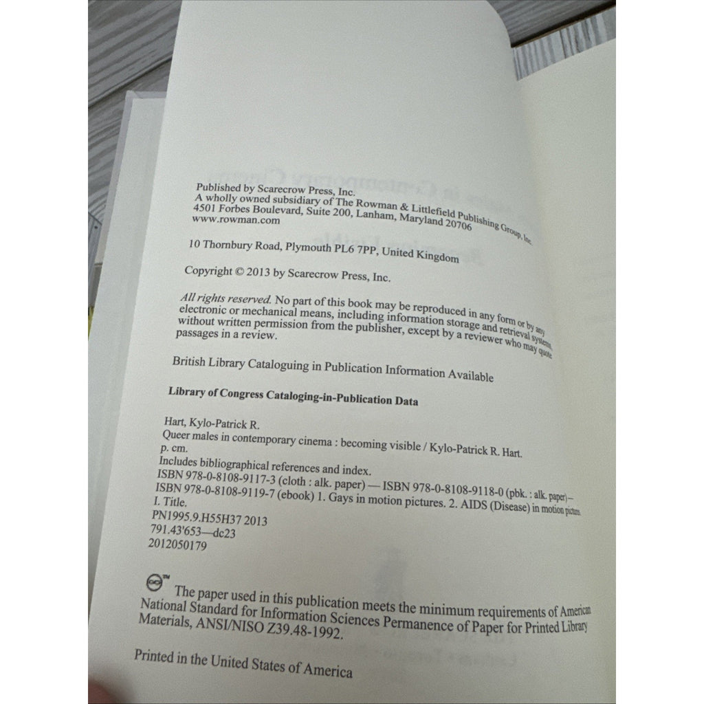 Queer Males in Contemporary Cinema : Becoming Visible by Kylo-Patrick R. Hart...