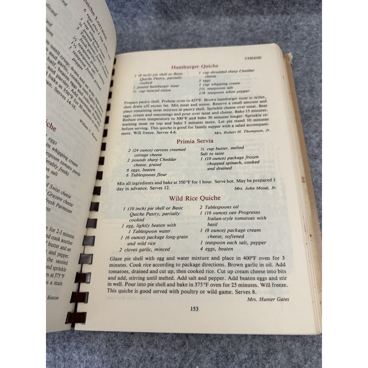Southern Sideboards 1978 Junior League Jackson Mississippi Cookbook Spiral