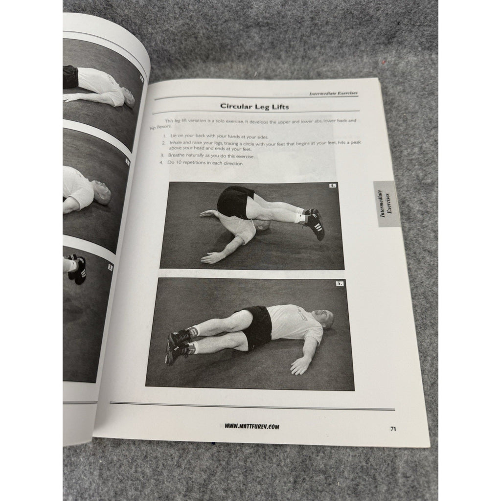 Matt Furey Combat Conditioning & Combat Abs 2 Book Lot Training Fitness