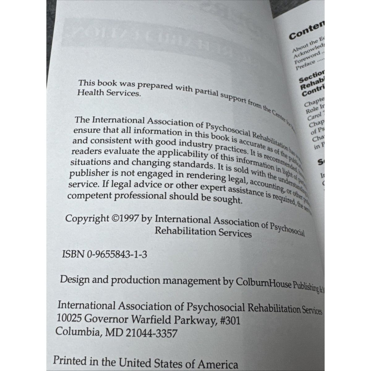 Consumers as Providers in Psychiatric Rehabilitation