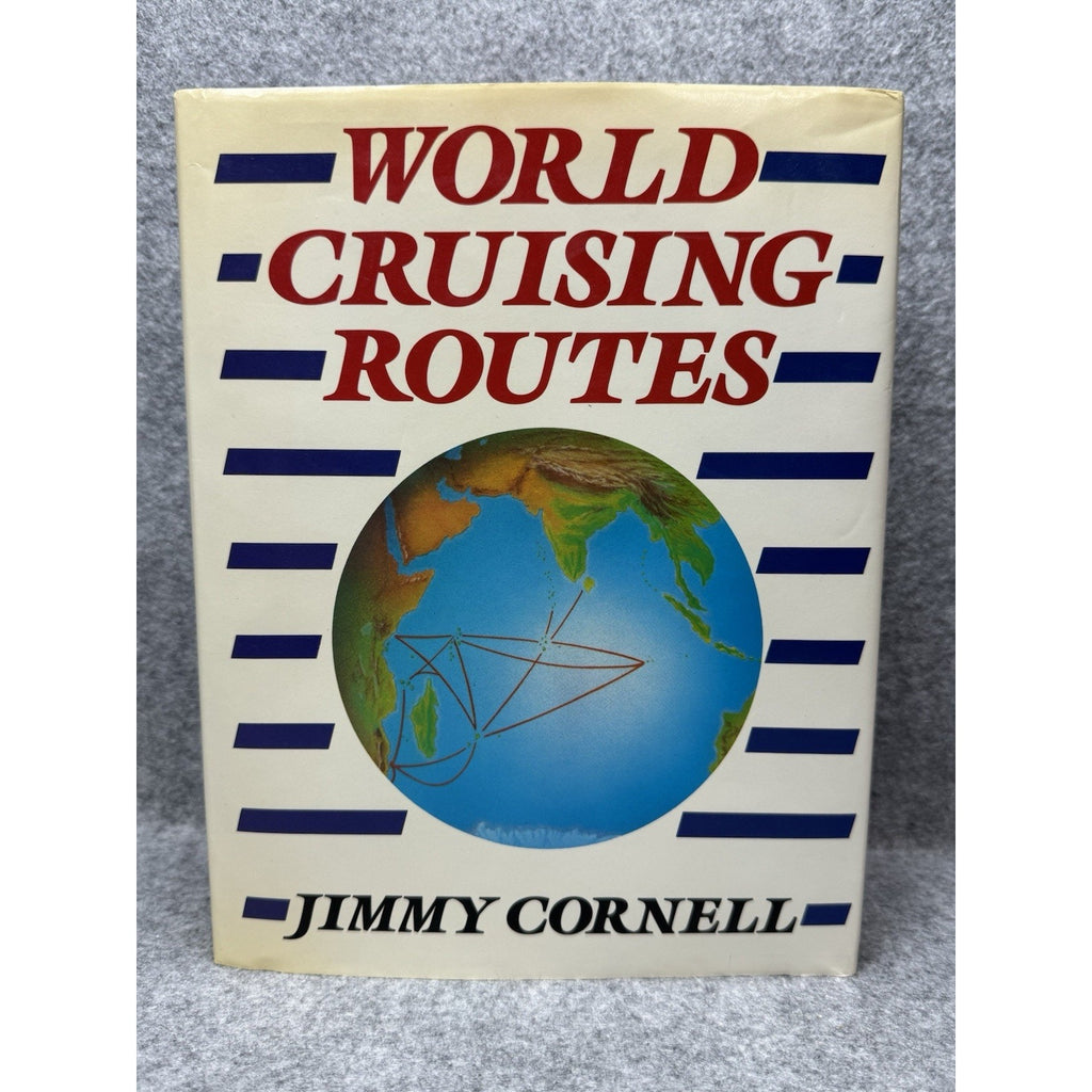 World Cruising Routes Jimmy Cornell 1987 Sailing Navigation Hardcover DJ