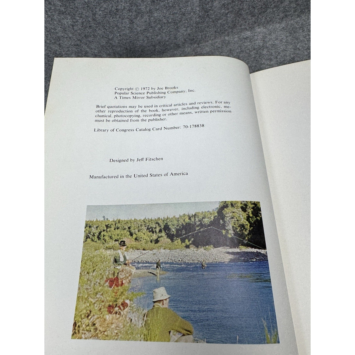 1972 Trout Fishing Joe Brooks First Edition Fly Fishing HC Dust Jacket