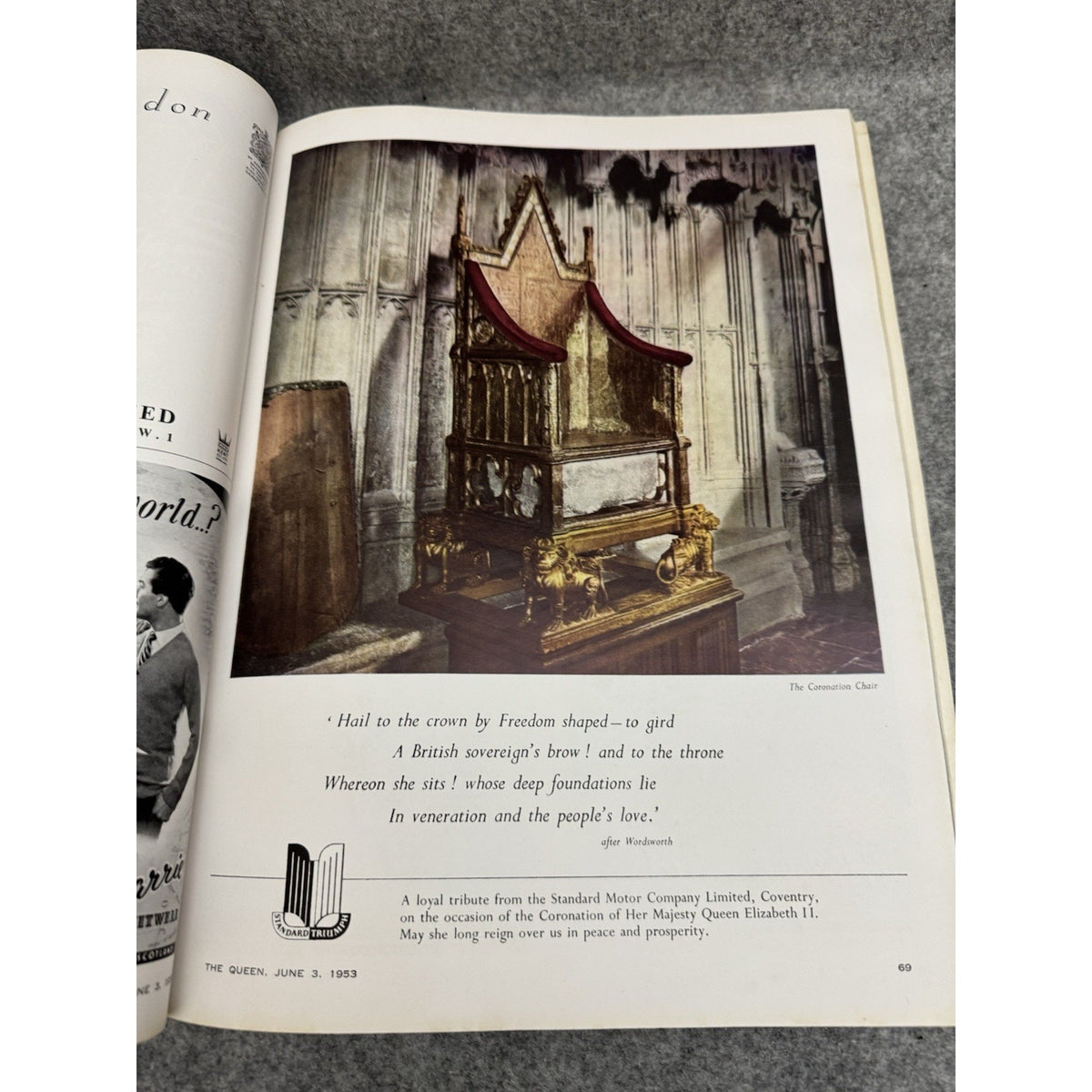 The Queen The Coronation 1953 Queen Elizabeth II Souvenir Magazine