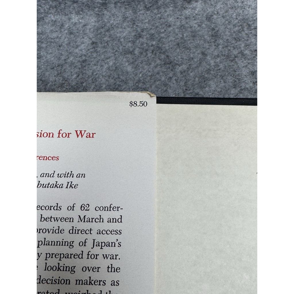 1967 Signed Japan’s Decision for War Nobutaka Ike WWII Pearl Harbor 1st Ed