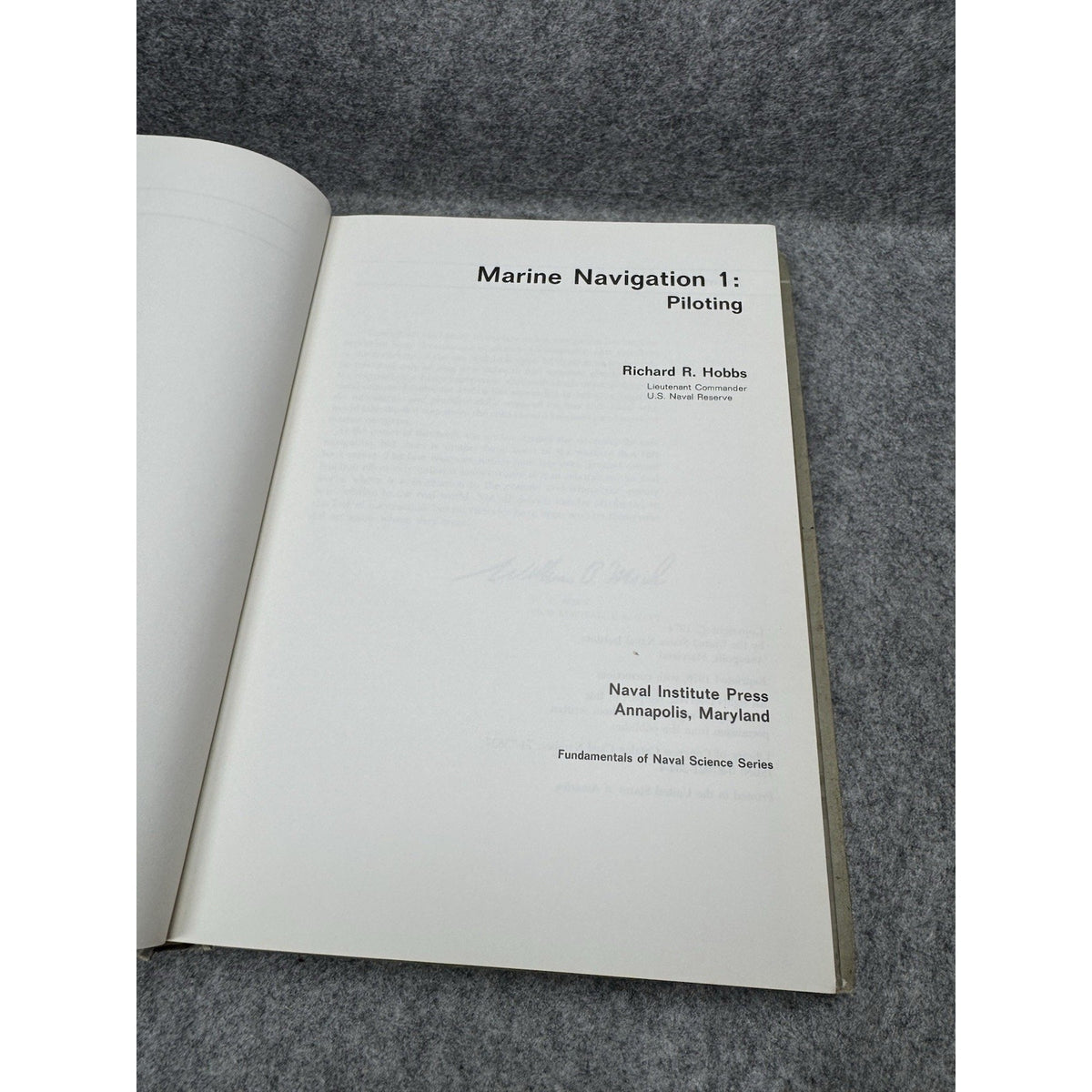Marine Navigation Vol 1 & 2 Richard Hobbs 1974 Naval Institute Hardcover Set