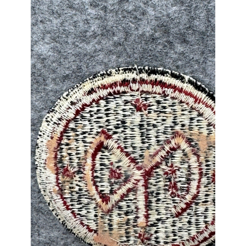 Vintage US Army 27th Infantry Division Patch New York Cut Edge White Back