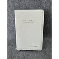 Nelson Holy Bible Reference White Bonded Leather 7.75x5.5” Red Letter
