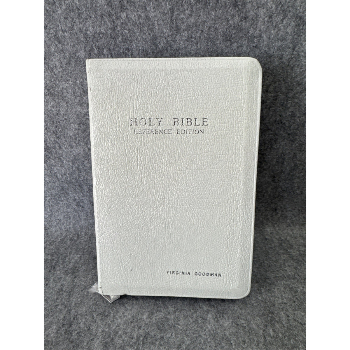 Nelson Holy Bible Reference White Bonded Leather 7.75x5.5” Red Letter
