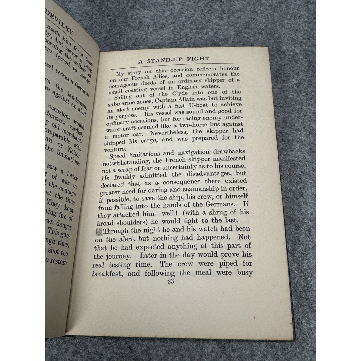 U-Boat Devilry Charles Bateman 1918 1st Ed WWI Submarine Survivor Accounts
