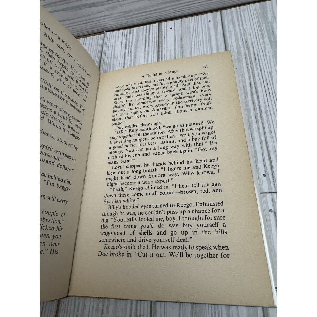 A Bullet or a Rope W.G. Schreiber 1976 HC DJ Avalon Western