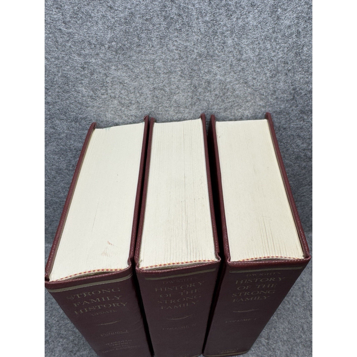 Dwight Strong Family History 1984 2 Vol + 1989 Jedediah Update Genealogy