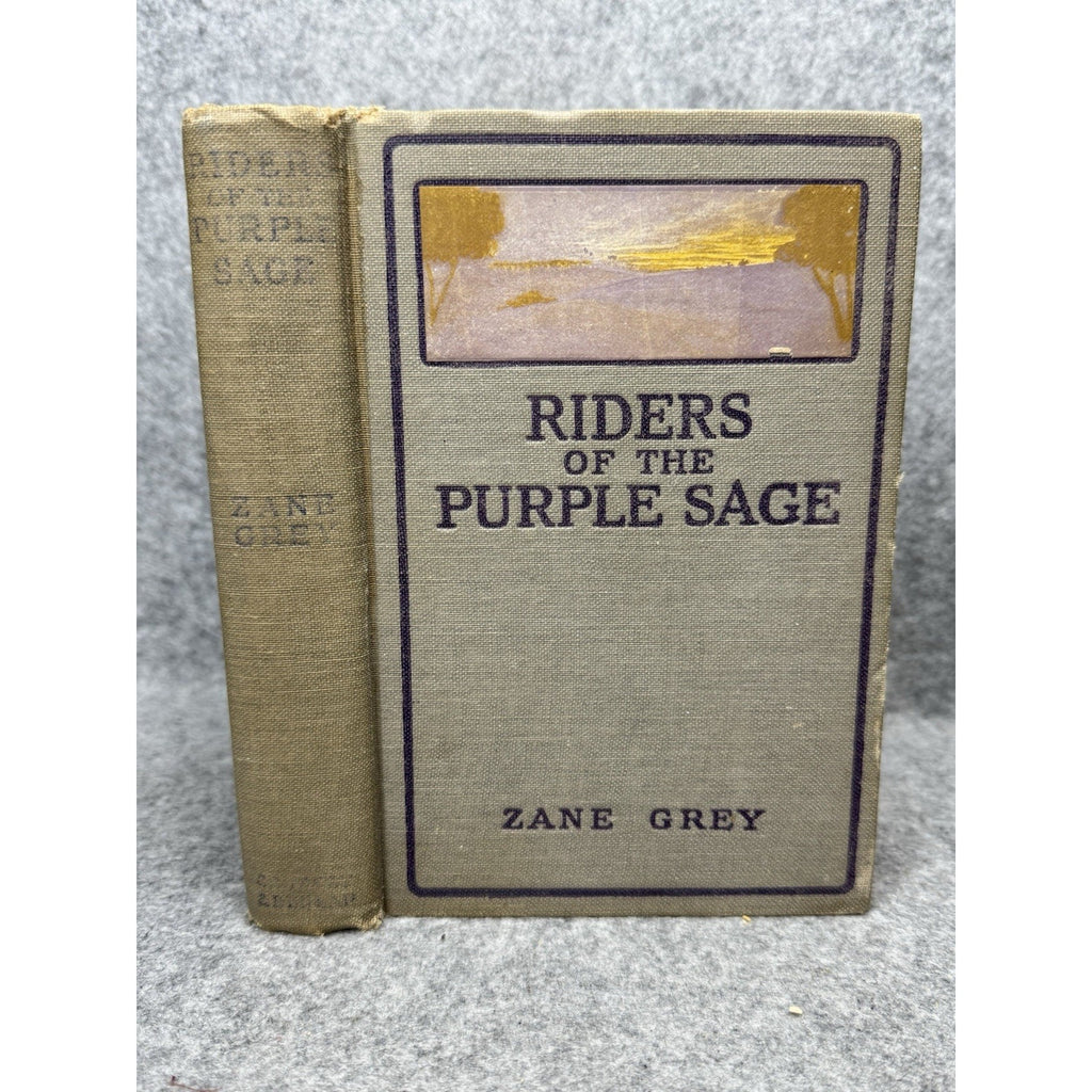 Riders of the Purple Sage Zane Grey 1912 Copyright G&D Illustrated Western