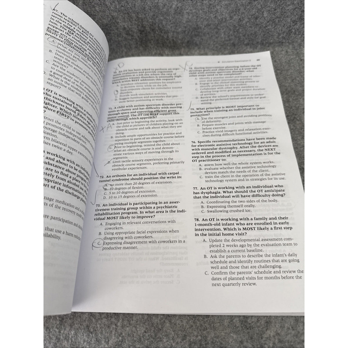 Occupational Therapy Examination Review Guide by Faota Muhlenhaupt, Mary, Otr L