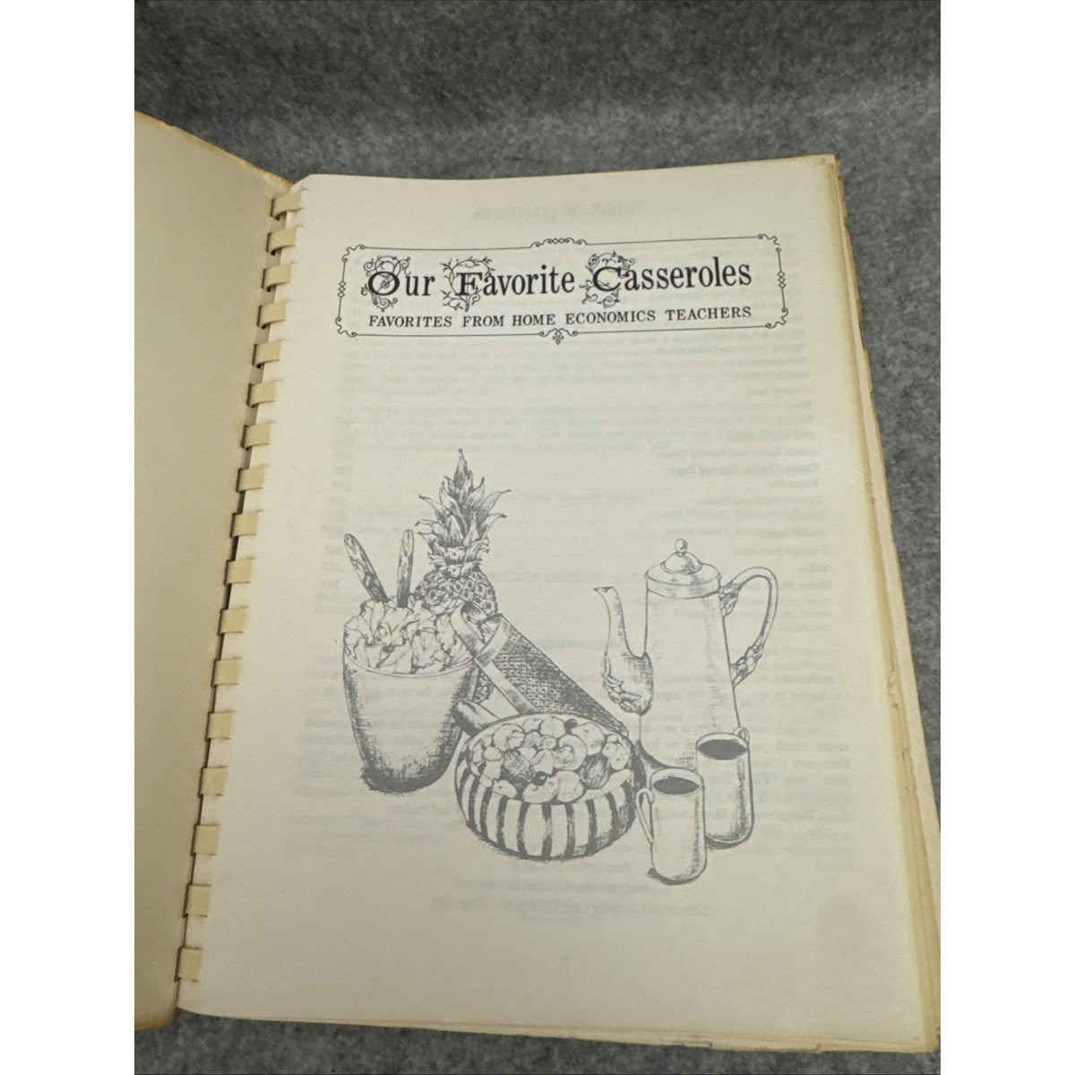 Favorite Casserole Recipes Home Economics 1969 Illust 2,000 recipes 375 + Pages