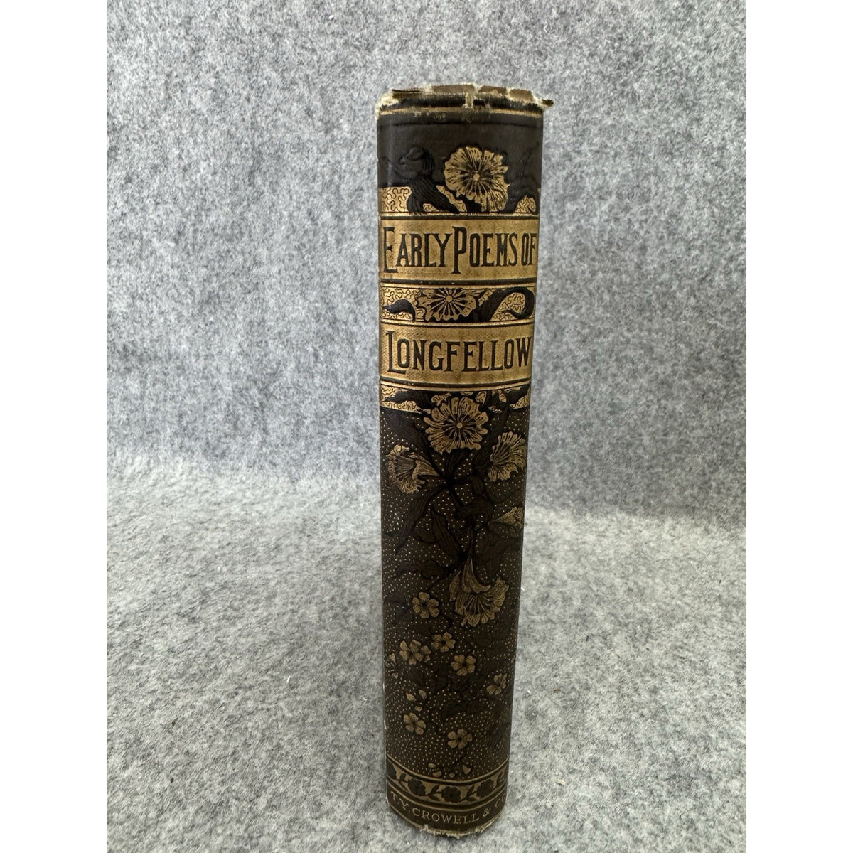 1885 Early Poems of Henry Wadsworth Longfellow Decorative Victorian HC