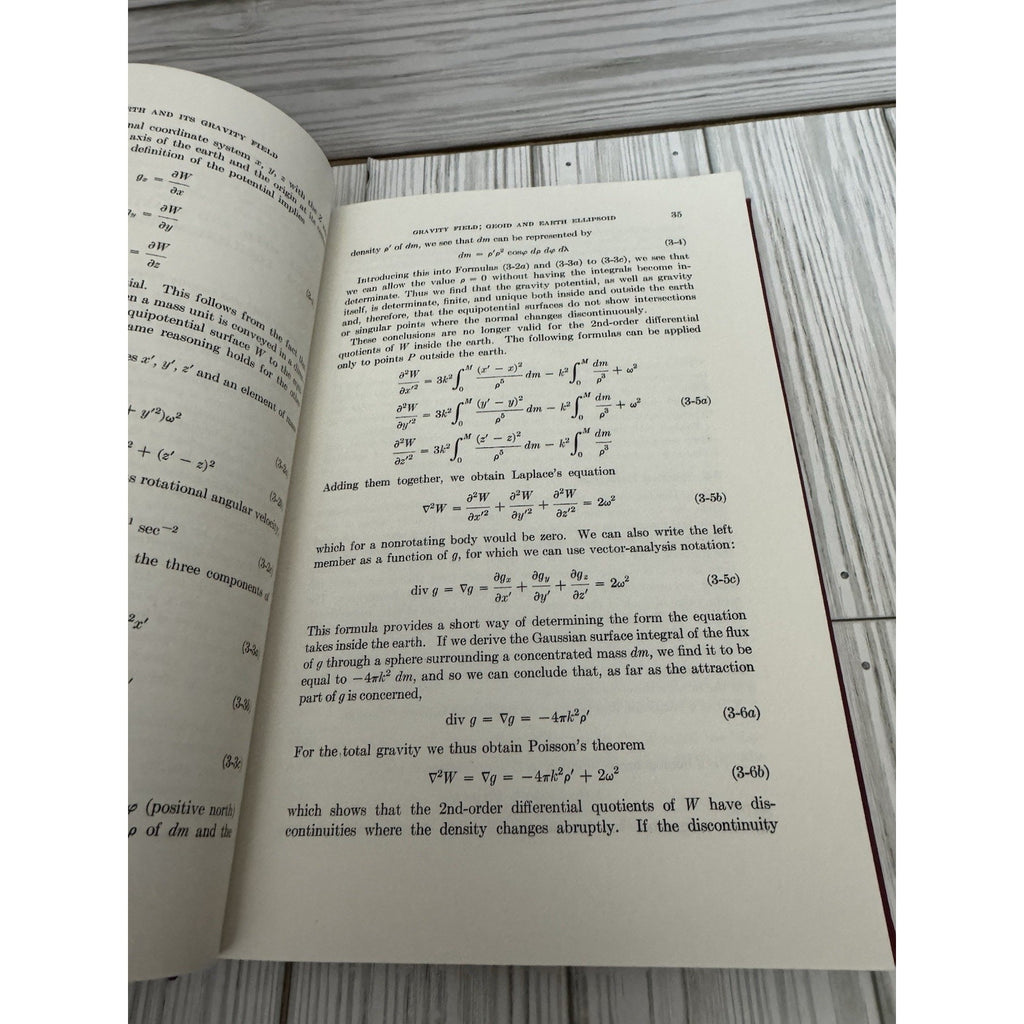 The Earth and Its Gravity Field Heiskanen 1958 McGraw Hill Geodesy HC