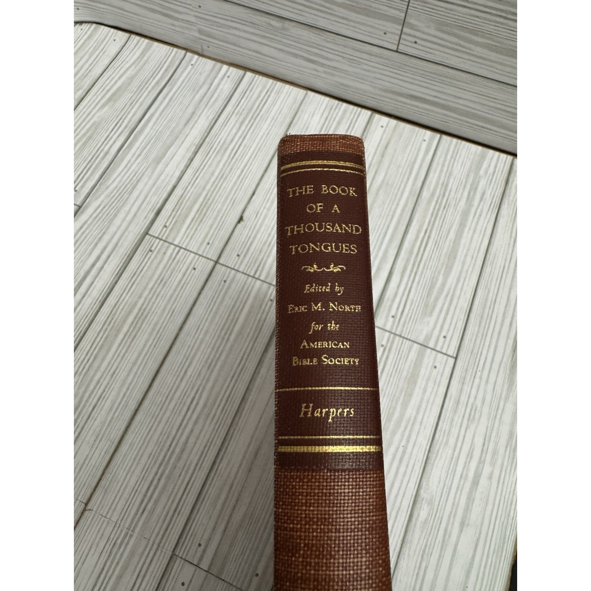 The Book of a Thousand Tongues 1938 Eric North Harper & Brothers 1st Ed