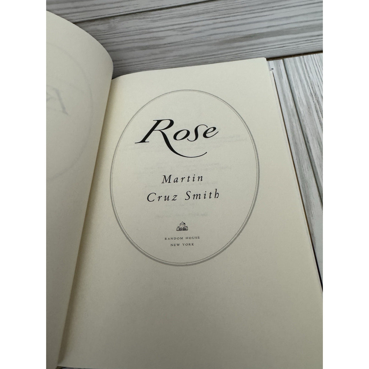 Rose Martin Cruz Smith 1996 HC/DJ 1st Trade Edition Random House