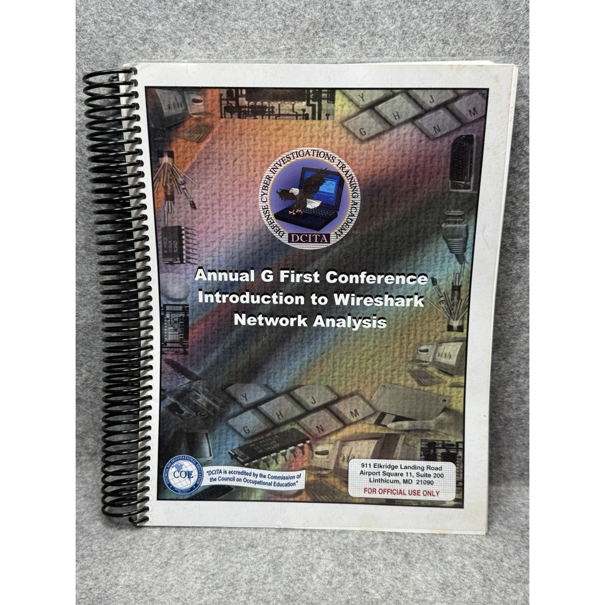 Scarce DoD DCITA Introduction to Wireshark Network Analysis FOUO Manual