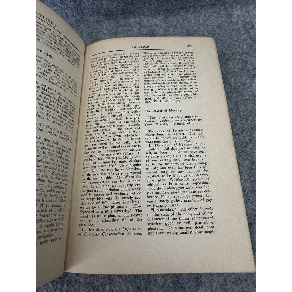 1923 Cyclopedia of Sermon Outlines Vol II Aquilla Webb Hardcover