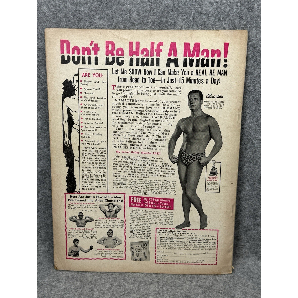 Boxing Annual 1964 No 2 Sonny Liston Cover Cassius Clay Vintage Magazine