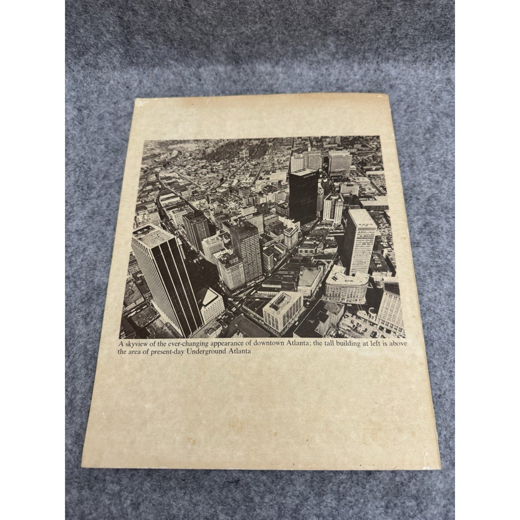 Underground Atlanta Norman Shavin Vintage History Guide Softcover