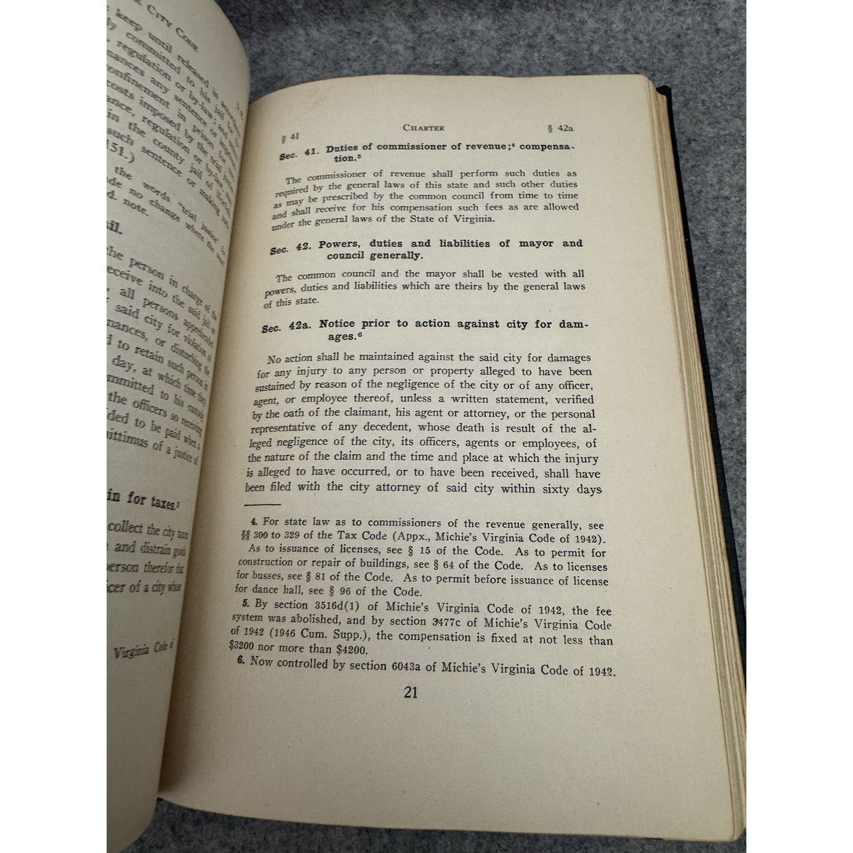 1947 The Code of South Norfolk Virginia City Ordinances HC